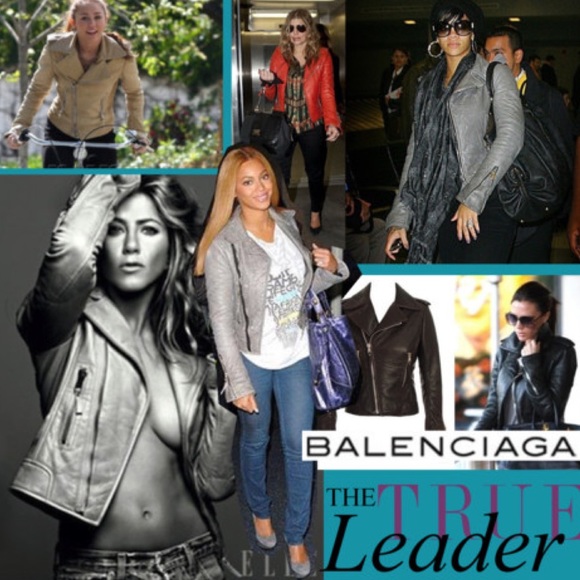 Balenciaga White Lamb Leather Biker Quilted Zip Jacket Celebrity Style EUC 38 - Picture 2 of 16